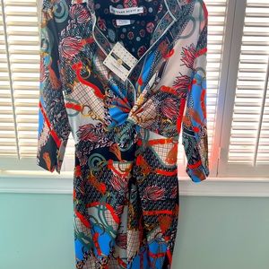 Gretchen Scott NWT size medium twist and shout dress